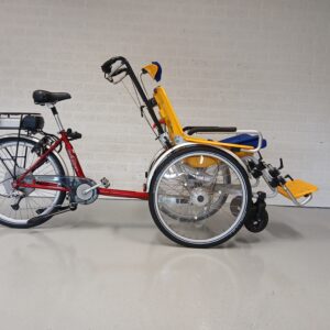 Elektrische Huka The Duet rolstoelfiets (Deelbaar frame)